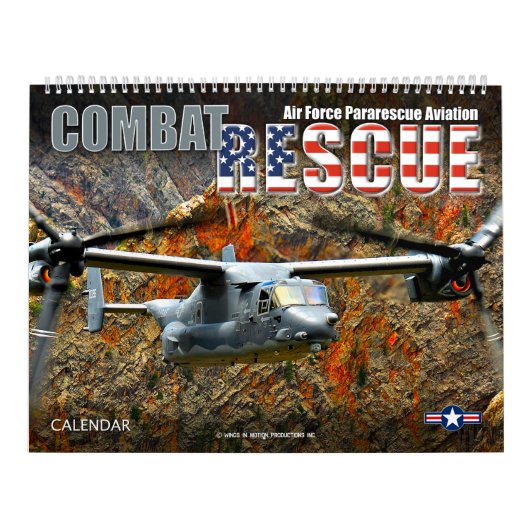 COMBAT RESCUE - Pararescue Luchtvaart Kalender (Hoes)