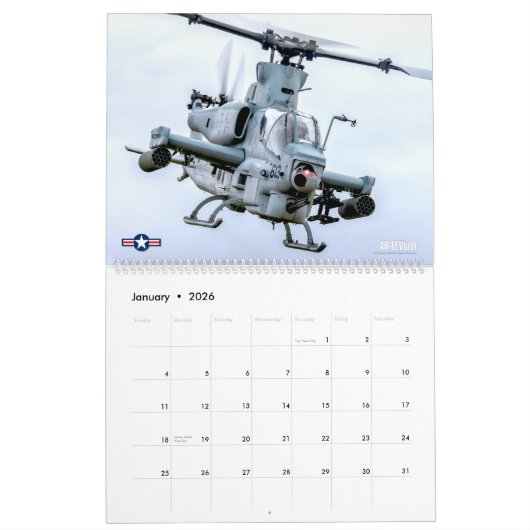 COMBAT ROTORS - Amfibische Aanval Rotorcraft Kalender (Jan 2026)