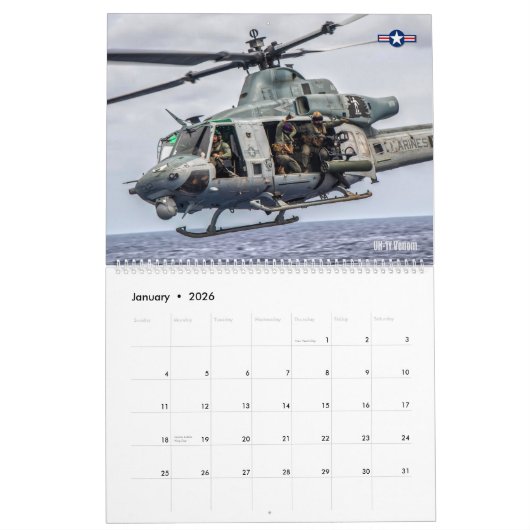 COMBAT ROTORS - Amfibische Aanval Rotorcraft Kalender (Jan 2026)