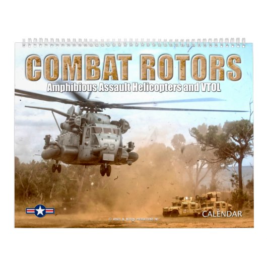 COMBAT ROTORS - Amfibische Aanval Rotorcraft Kalender (Hoes)
