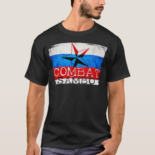 Combat Sambo T-Shirt Russian Sambo (Voorkant)