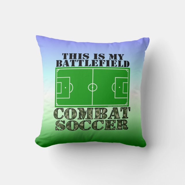 Combat Soccer Kussen (Voorkant)