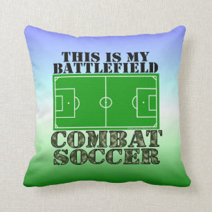 Combat Soccer Kussen
