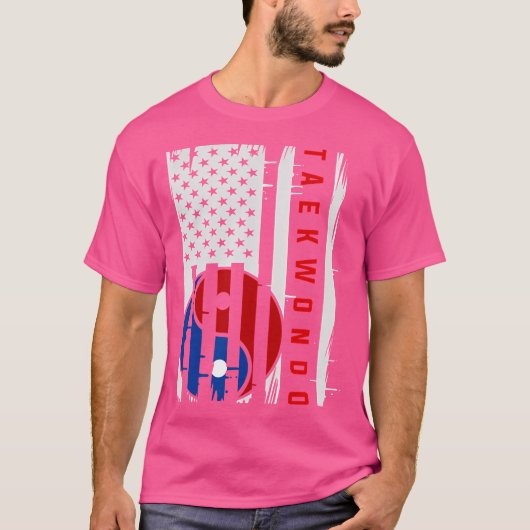 Combat Sport Usa Yin Yang Taekwondo T-shirt (Voorkant)