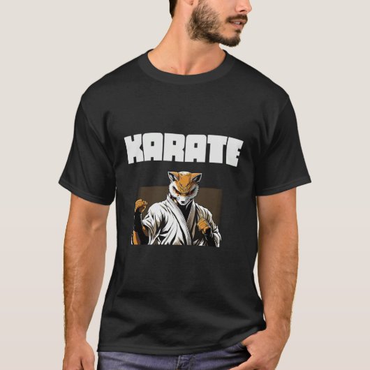 Combat Sports Karate Fox T-shirt (Voorkant)