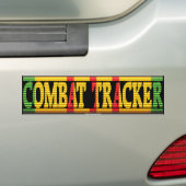 Combat Tracker Vietnam Service Ribbon Sticker (Op auto)