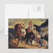 Combat van de Giaour en de Pasha Briefkaart (Voorkant / Achterkant)