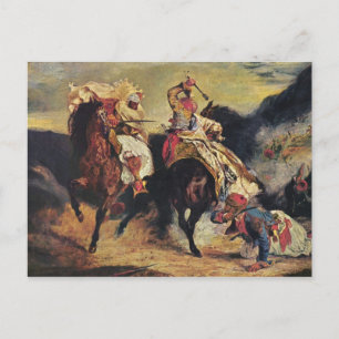 Combat van de Giaour en de Pasha Briefkaart