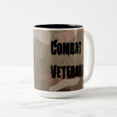 Combat Veteran and Bronze Star Coffee Mok (Voorkant rechts)