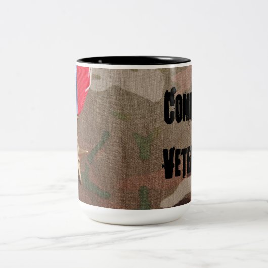 Combat Veteran and Bronze Star Coffee Mok (Center)