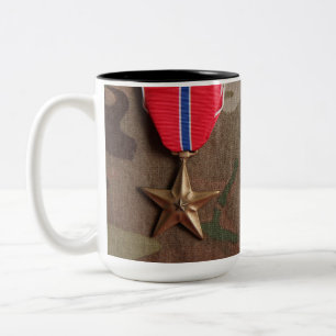 Combat Veteran and Bronze Star Coffee Mok