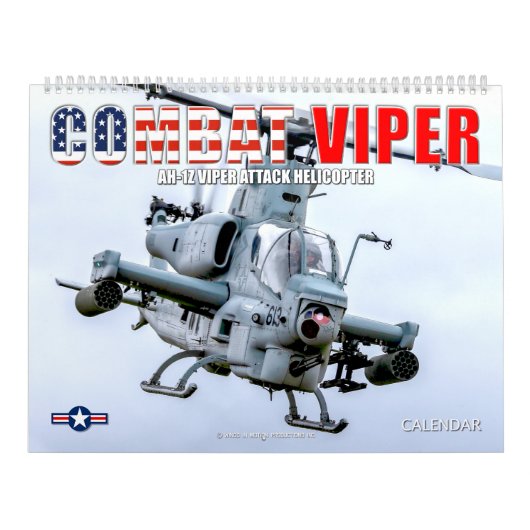 COMBAT VIPER - AH-1Z VIPER Aanvalshelikopter Kalender (Hoes)
