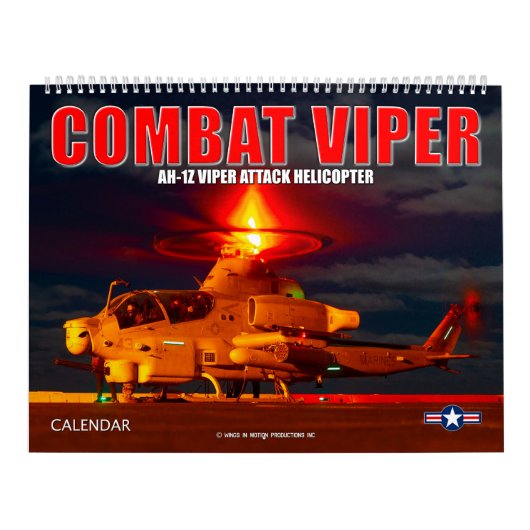 COMBAT VIPER - AH-1Z VIPER Aanvalshelikopter Kalender (Hoes)