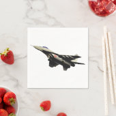 Combat Vliegtuig Papieren servetten (Insitu)