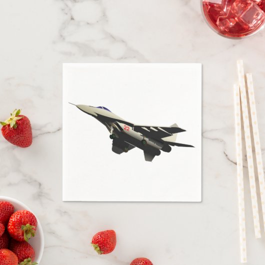 Combat Vliegtuig Papieren servetten (Insitu)