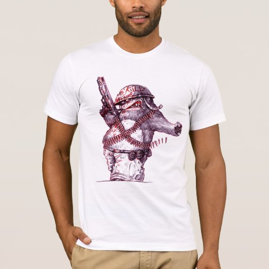 Combat Wombat T-shirt (Voorkant)