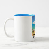 Combe Martin Devon Tweekleurige Koffiemok (Links)