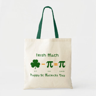 Combinatie Canvas tas St. Patricks Day & Pi Day
