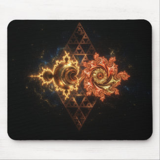 Combinatie Mandelbrot Juliabrot Sierpinski Gasket Muismat