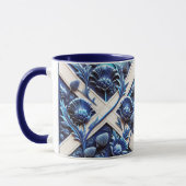 Combinatie Mok met Scottish Thistles Design (Links)