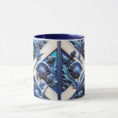 Combinatie Mok met Scottish Thistles Design (Midden)