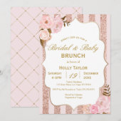 Combinatie van Baby shower en Vrijgezellenfeest id Kaart (Voorkant / Achterkant)