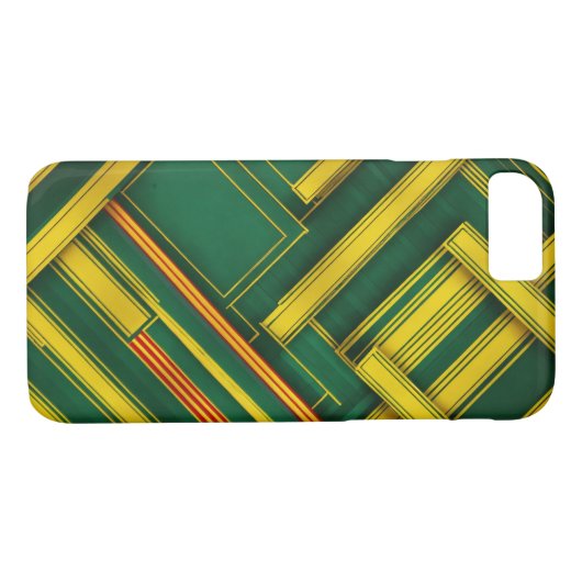Combinatie van lijnkleuren Case-Mate iPhone case (Achterkant (Horizontaal))