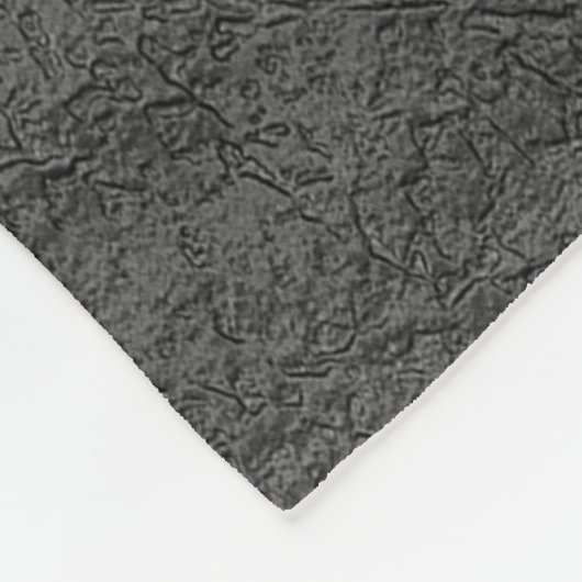 Combinatie van rood en zwart leer fleece deken (Hoek)