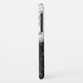 Combinatie van witte en zwarte marmer Case-Mate iPhone case (Achterkant/links)