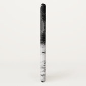 Combinatie witte en zwarte kleurstofstontextuur Case-Mate iPhone case (Achterkant / rechts)