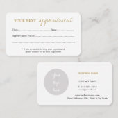 Combinatiekaart voor zakelijk gebruik/Benoeming Visitekaartje (Voorkant / Achterkant)