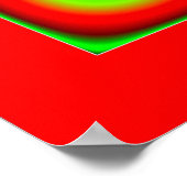 Combinaties trillende kleuren poster (Hoek)