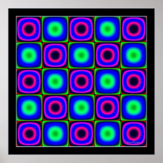 Combinaties van snijkleuren poster (Voorkant)