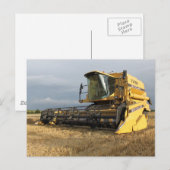 Combine Harvester Briefkaart (Voorkant / Achterkant)