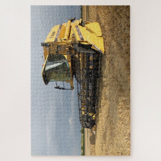 Combine Harvester Jigzaag Puzzle Legpuzzel (Verticaal)