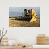 Combine Harvester Poster (Keuken)