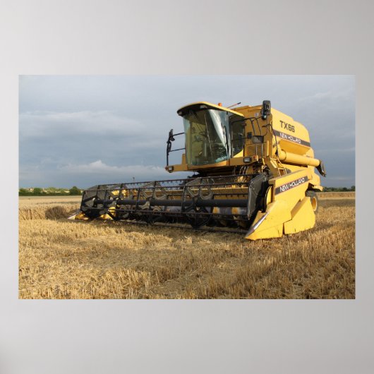 Combine Harvester Poster (Voorkant)
