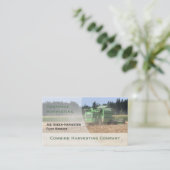 Combine Harvester visitekaartje (Staand voorkant)