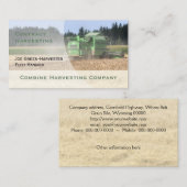 Combine Harvester visitekaartje (Voorkant / Achterkant)