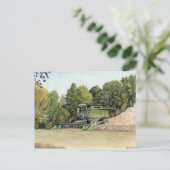 Combine Reaping Briefkaart (Staand voorkant)