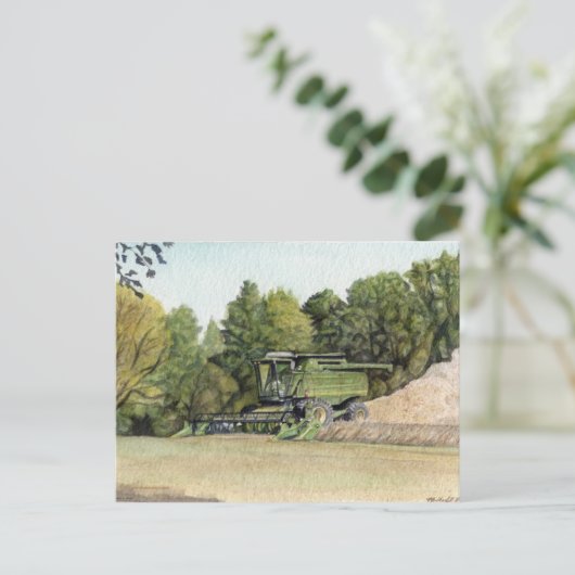 Combine Reaping Briefkaart (Staand voorkant)