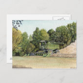 Combine Reaping Briefkaart (Voorkant / Achterkant)