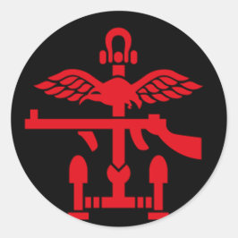 Combined Operations Ronde Sticker