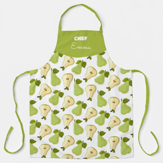 Combined pattern of open and whole pears schort (Voorkant)