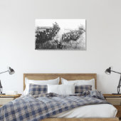 Combineer Harvester Scene Canvas Afdruk (Insitu (Slaapkamer))