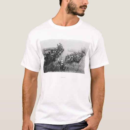 Combineer Harvester Scene T-shirt (Voorkant)