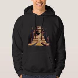 combineert oude Egyptische geschiedenis met een mo Hoodie