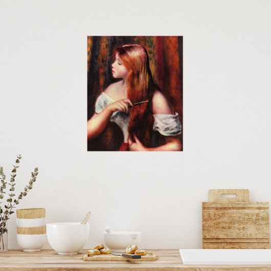 Combing Girl Poster (Keuken)