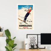 Comblou Ski Lift France Vintage Ski Poster (Thuiskantoor)