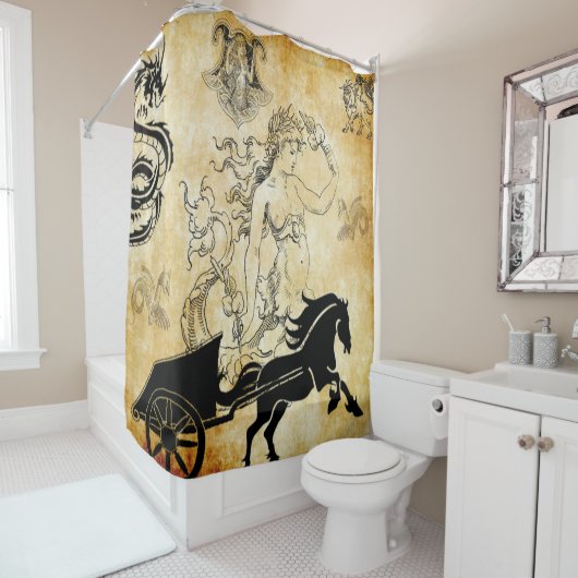 combo 25 douchegordijn (In situ)